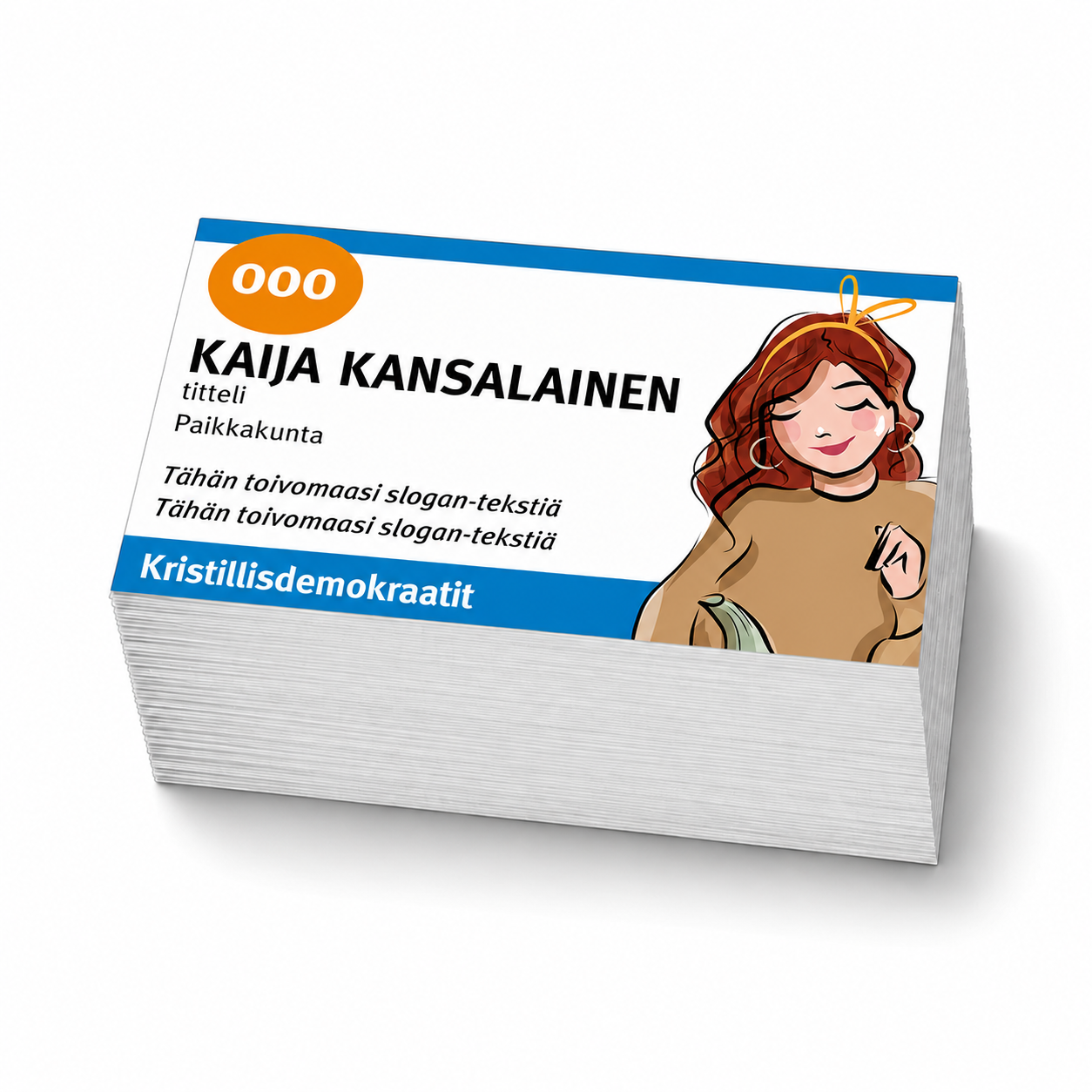 1-puoleinen Flyer käyntikortti koko - Hinta alkaen / 100 kpl