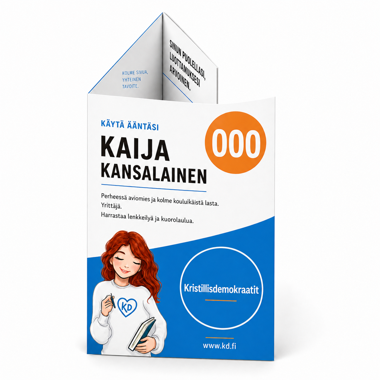 Esite 6-sivuinen käärötaitto - Hinta 500kpl, sis. Alv