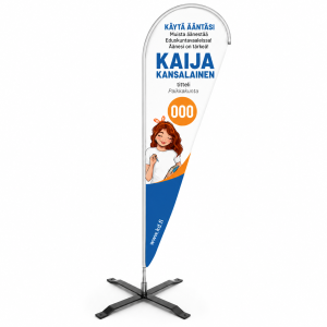 Beach flag - Kappalehinta alkaen, sis. Alv