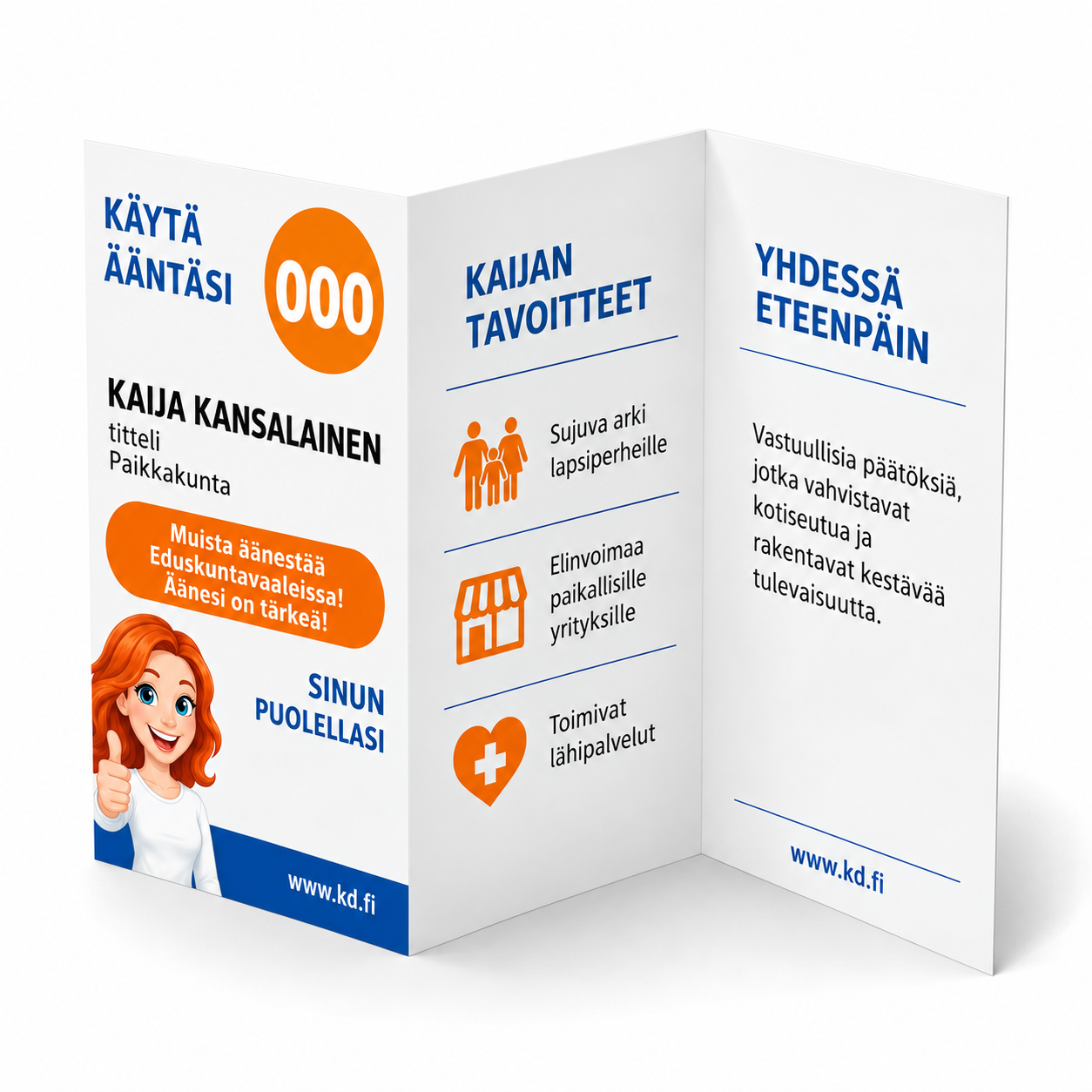 Esite 6-sivuinen haitaritaitto - Hinta 500kpl, sis. Alv