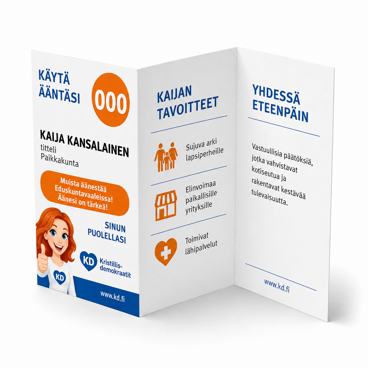 Esite 6-sivuinen haitaritaitto - Hinta 500kpl, sis. Alv