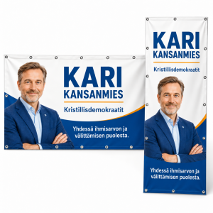 Banderolli valitse itse koko